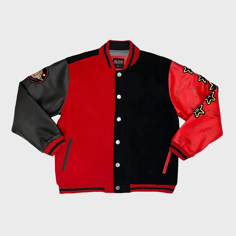 Men’s Red Varsity Jacket