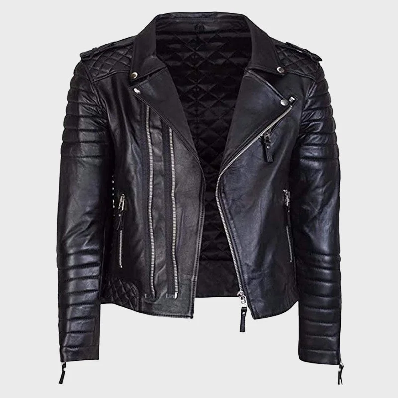 Men's Soft Genuine Biker Leather Jacket