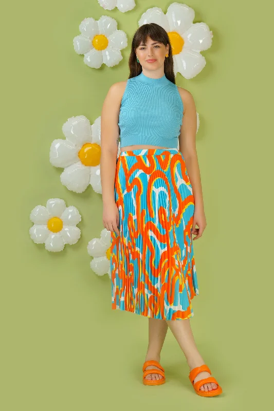 Sunrise Pleated Skirt